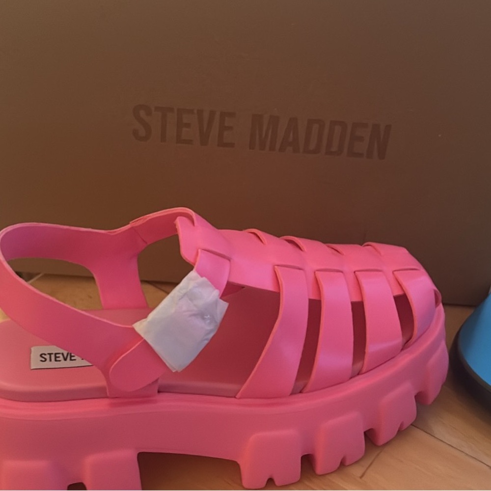 Steve Madden Vibrant Pink Sandals